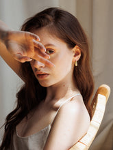 Load image into Gallery viewer, The Bria Rippled Hoops