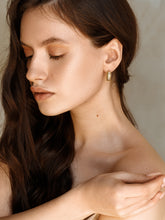 Load image into Gallery viewer, The Bria Rippled Hoops