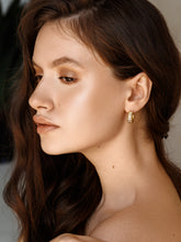 Load image into Gallery viewer, The Bria Rippled Hoops