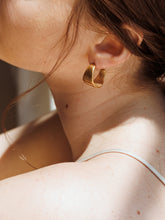 Load image into Gallery viewer, The Cassia Concave Hoops