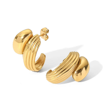 Load image into Gallery viewer, The Brenelle Hoops