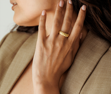 Load image into Gallery viewer, The Bria Rippled Ring
