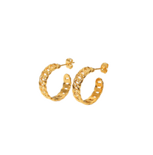 Load image into Gallery viewer, The Alexis Cuban Chain Hoops