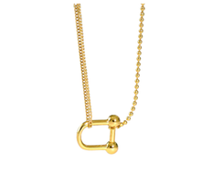 Load image into Gallery viewer, The Hartley Horseshoe Linked Necklace

