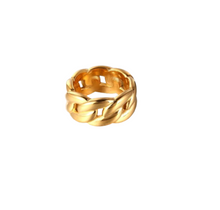 Load image into Gallery viewer, The Alexis Cuban Chain Ring
