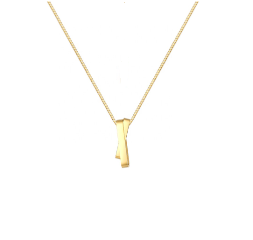 The Sophie Criss Cross Pendant Necklace